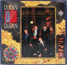DURAN DURAN Seven And The Ragged Tiger USED 1983 LP Synth Pop Record EMI-12310