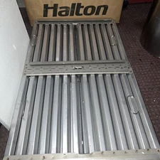 A9 2pc Halton Stainless Steel Commercial Hood Grease Filter 16 x 20  Extractor