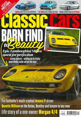 Classic Cars Magazine: Barn Find Lambo Miura, Aston, Bentley, Jensen, Dec 2023
