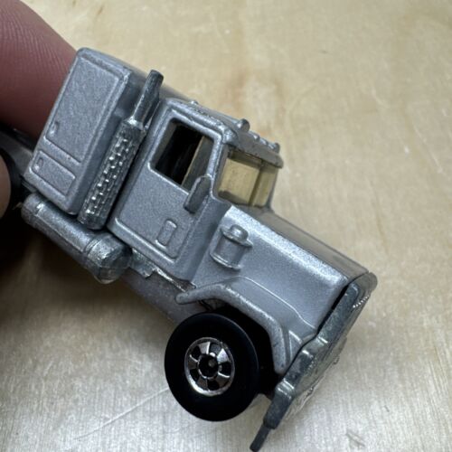 VINTAGE HOT WHEELS STEERING RIGS GMC EAGLE TRUCKING SILVER TRUCK - Picture 15 of 20