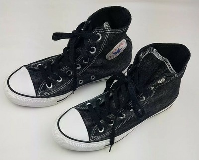 black high top converse womens 8