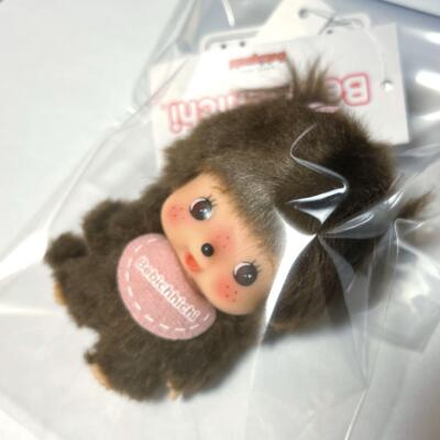 Sekiguchi Bebichhichi Monchhichi SS Size Plush Keychain Mascot