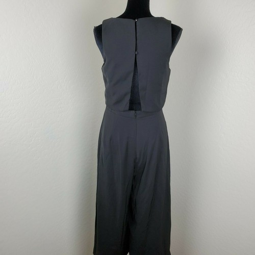 Mono recortado pierna ancha Adelyn Rae para mujer Richelle en negro talla mediana M $135 - Imagen 9 de 10