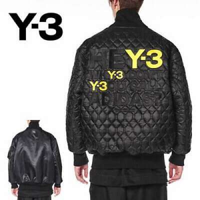 Y-3 over-size reversible bomber quilted jacket Yohji Y-3 over-size reversible bomber quilted jacket Yohji