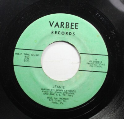 Hear! Doo Wop Teen Selten 45 John Lythgoe - Jeanie/Oh Baby Auf Varbee