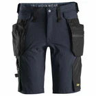 Snickers 6108 Navy/Black (9504) Litework Shorts+ Detachable Holster Pockets