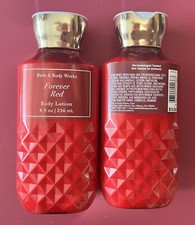 BATH BODY WORKS X2 SUPER SMOOTH BODY LOTION FOREVER RED 8 OZ NEW