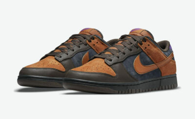 Nike Dunk Low Retro PRM Men's Shoes Cider Dark Chocolate Sz 8.5