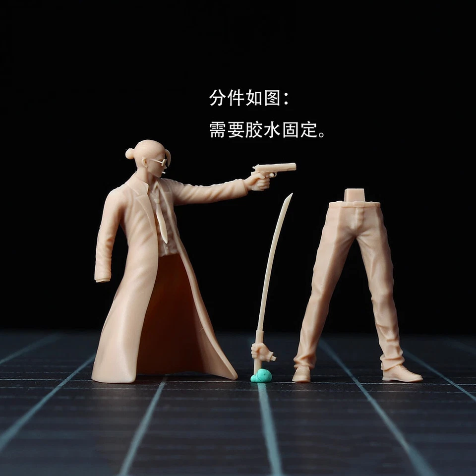 1/43 1/64 Taro Sakamoto versión grasa/delgada modelo miniatura escena accesorios vehículo juguete Foto 4 de 4