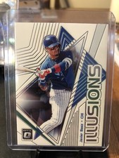 JAVIER BAEZ 2019 Donruss Optic Illusions Insert #OI-7 Chicago Cubs Baseball MLB