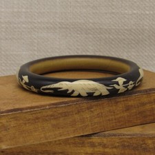Elephant Design Bangle Bracelet 