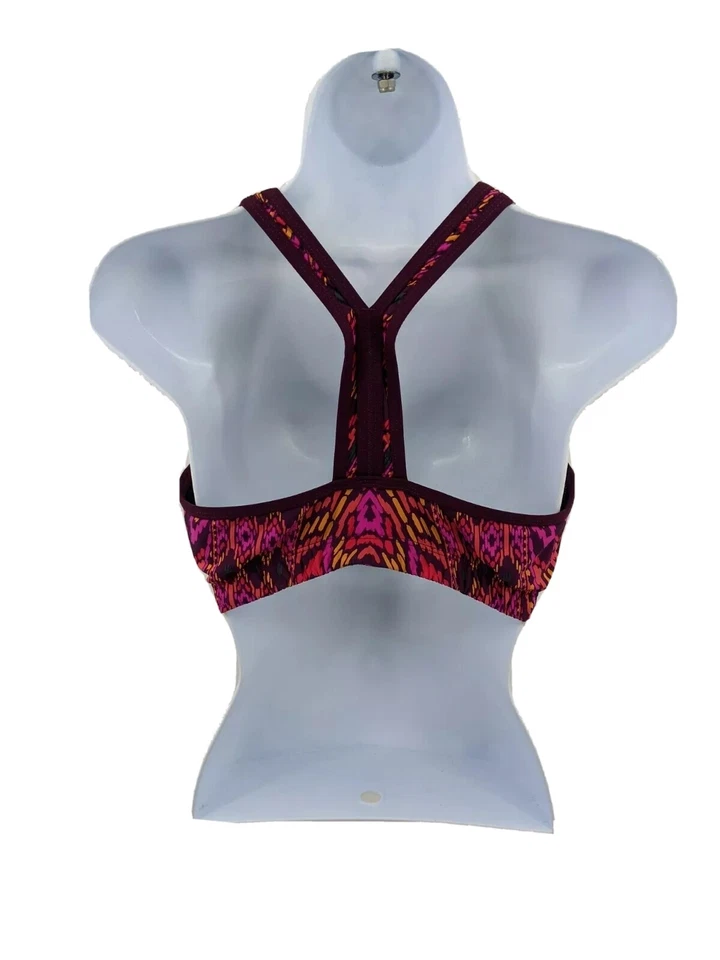 Athleta Tankini Swim Top Womens Small Pink Ready to Run Cayo Coco Boho Gym - Image 4 of 4