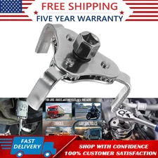 Universal For Car Two Way Oil Filter Wrench Adjustable Spanner Remover W/ 3 Jaw