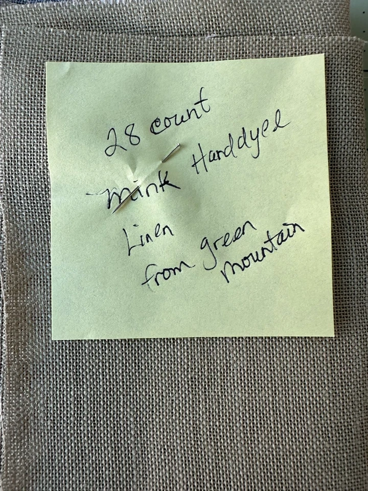 Assorted linen fabric 28 count cross stitch counted thread New - Image 4 of 4