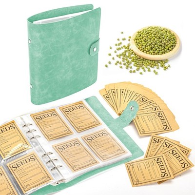 Seed Storage Envelopes, Green Resealable Sealing Seed Envelopes Garden Seed O...