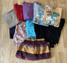 Lot Of Boys Clothes -Spring/Summer -11 Pieces -5 Shirts, 5 Shorts, 1 Trunks - 4