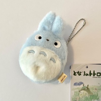 NWT Sun Arrow Blue Totoro Mini Coin Purse Plush 3.75