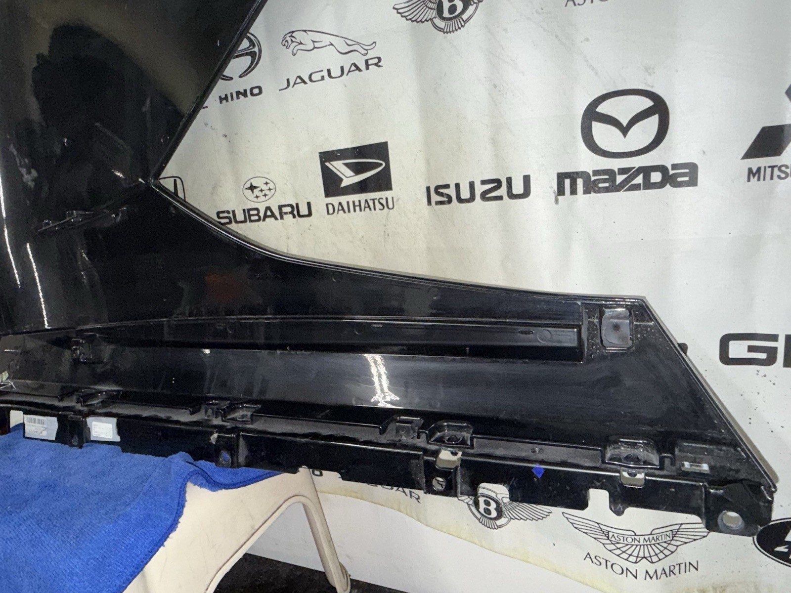 OEM BLACK LAMBORGHINI REVUELTO REAR DRIVER SIDE QUARTER PANEL FENDER