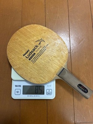 Nittaku Ludeack ST Table Tennis Racket 85g Vintage Used