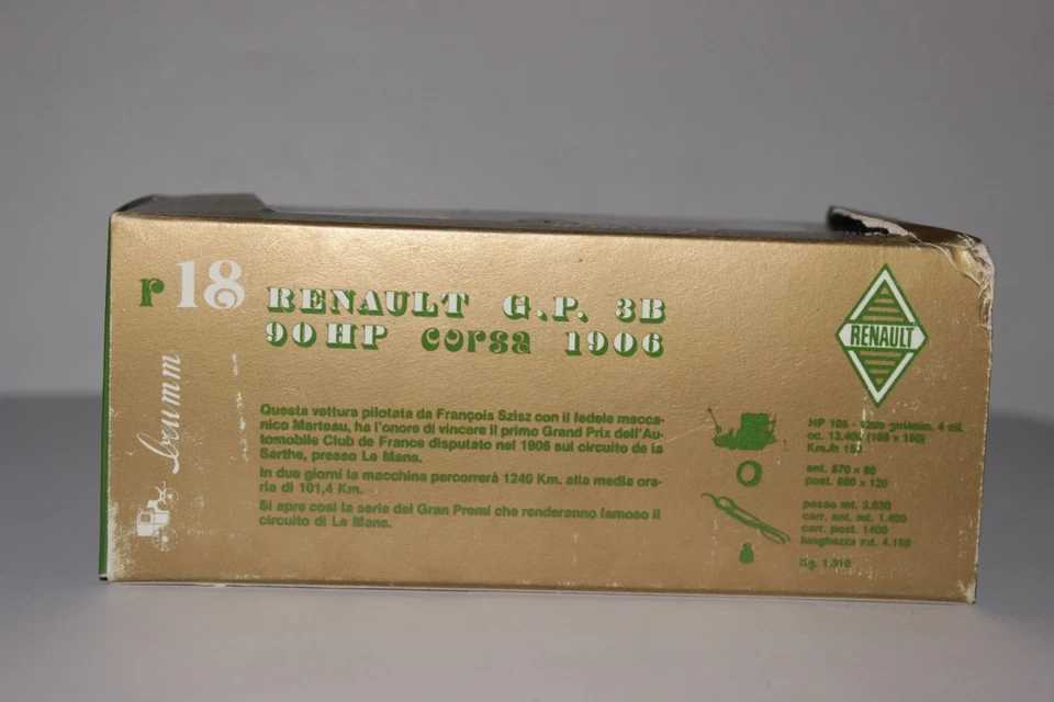 BRUMM r18 Renault G.P.3B. New ex shop stock - Image 4 of 4