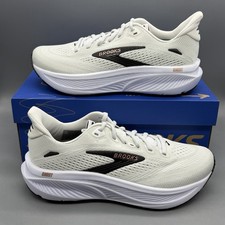 Brooks Ghost 18 Women's 6.5 B Running Training Gym Shoes White Black Rose Gold