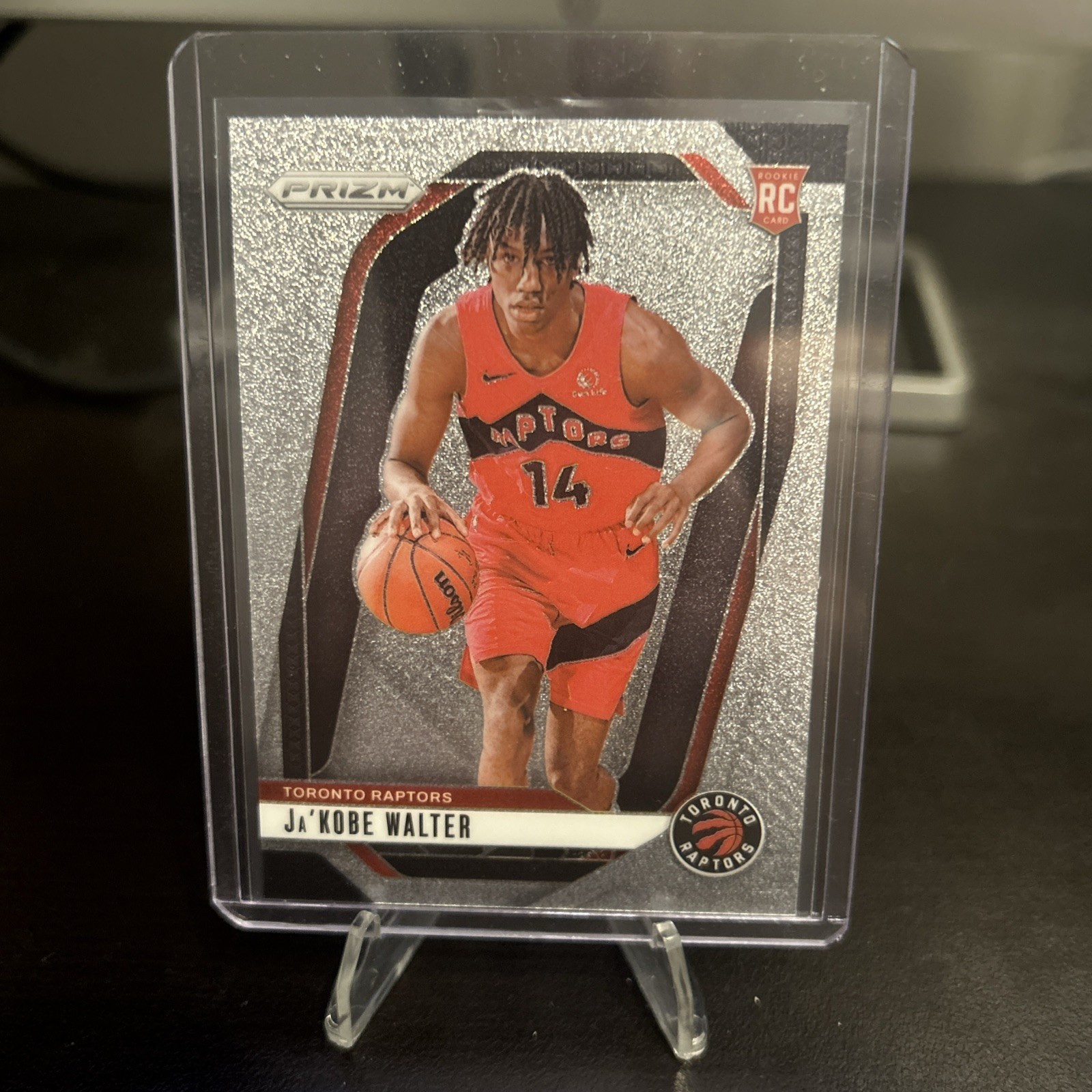 2024-25 Panini Prizm Ja'Kobe Walter ROOKIE GLITTER Prizm SSP RC No. 223