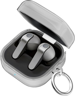 Samsung Galaxy Buds 4 Pro Case/Galaxy Buds 4 Case Clear, Shockproof Cover, Black