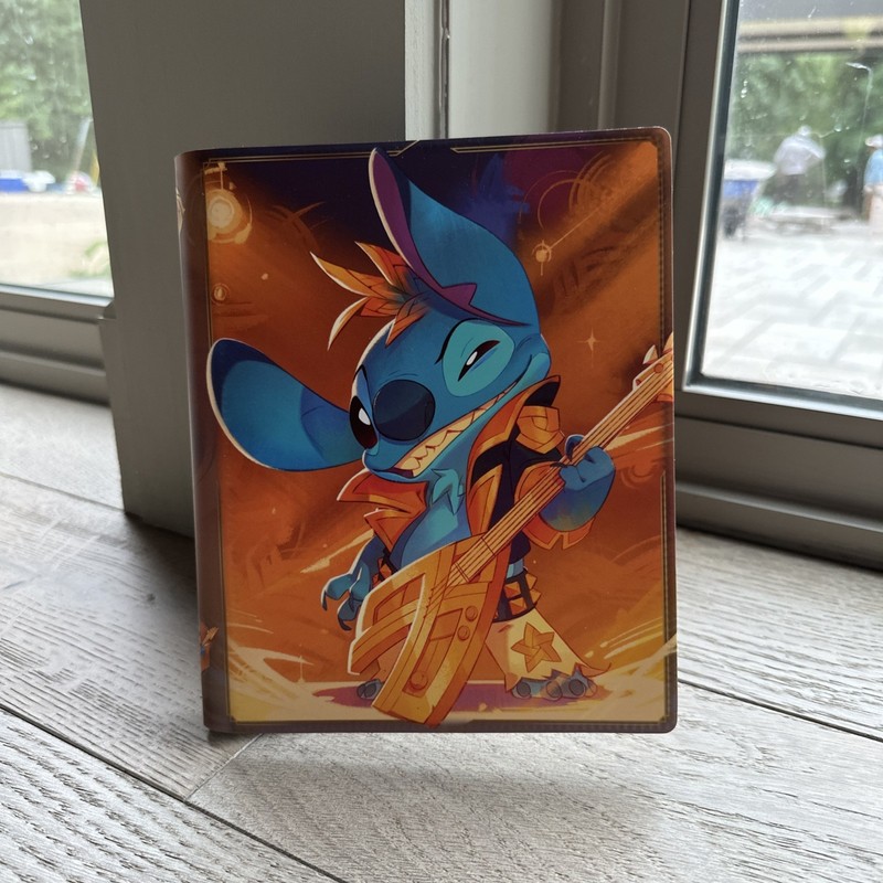Rockstar Stitch 80 Card Portfolio Binder Disney Lorcana Winterspell