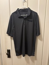 NWT Nike Golf Polo Shirt Men s Size XL Grey Golf Dri-Fit Logo