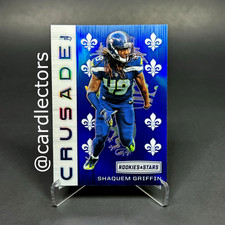 2018 Panini Rookies & Stars SHAQUEM GRIFFIN Crusade #CRU-33 RC Blue SEAHAWKS