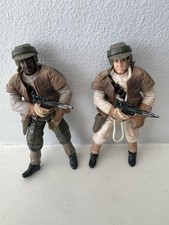 2 x Star Wars Saga Sammlung Battle Of Endor Rebel Troopers beide Varianten 