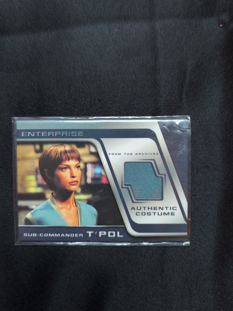 2005 Star Trek Enterprise Season 4 T'Pol Costume Relic Card Rittenhouse