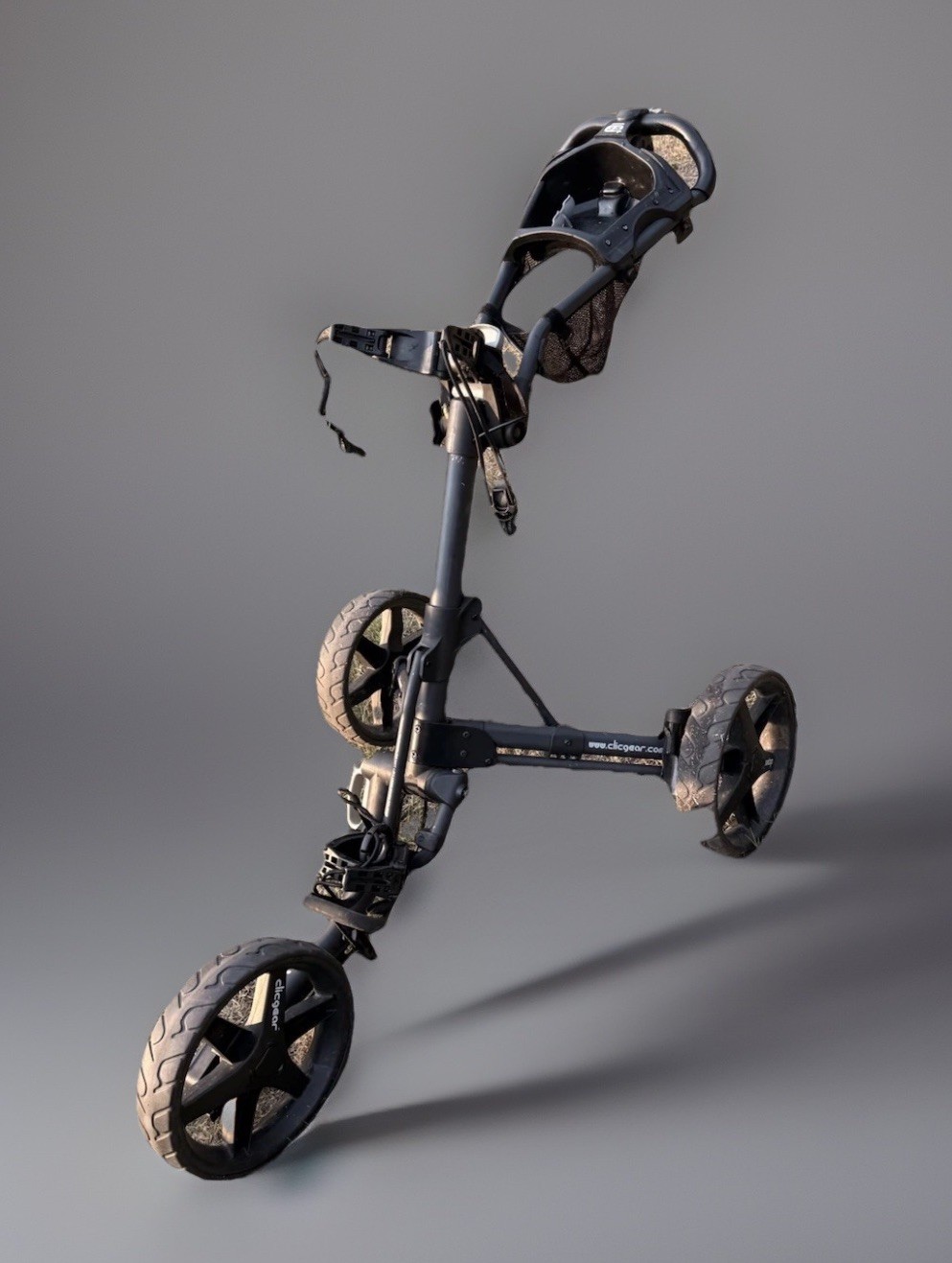 Clicgear 3.5+ Golf Push Cart 3 Wheel Folding Black Compact C