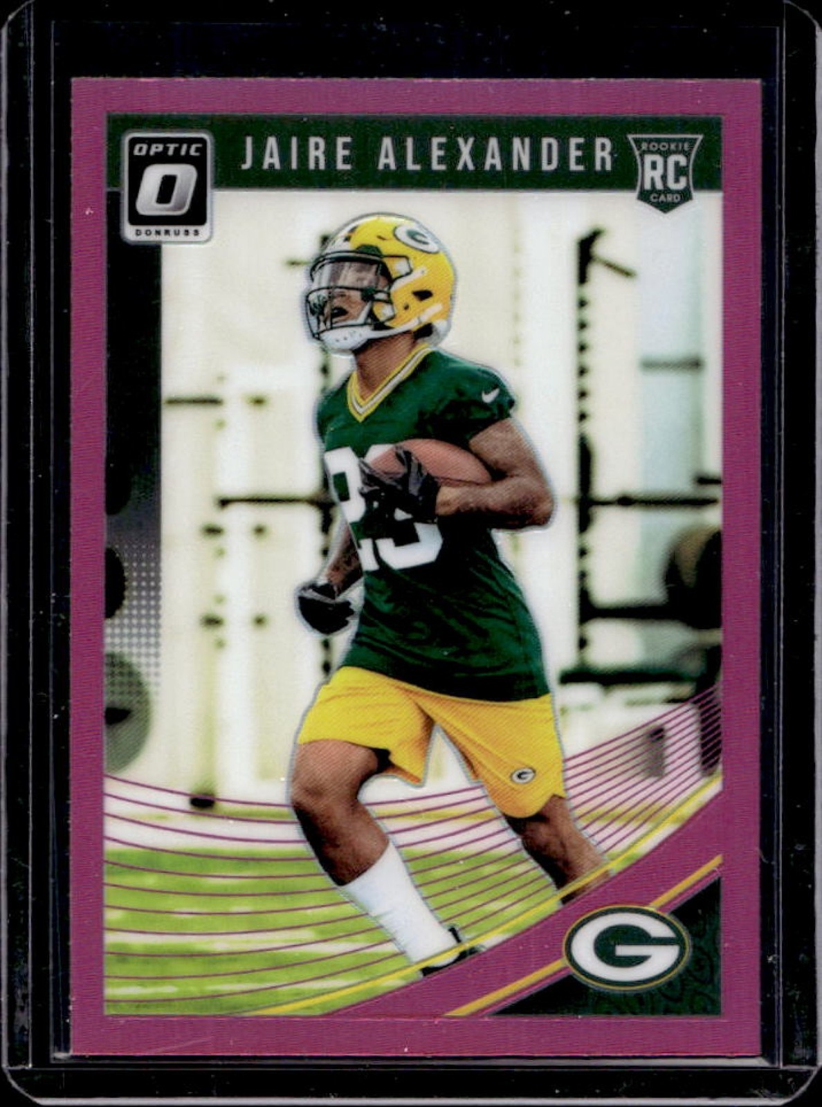 2018 Donruss Optic Jaire Alexander RC Pink Prizm Rookie #109 Packers