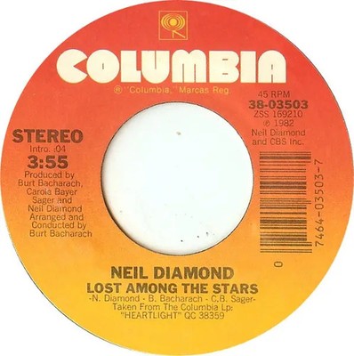 Neil Diamond Im Alive / Lost Among The Stars Vinyl Single 7inch Columbia