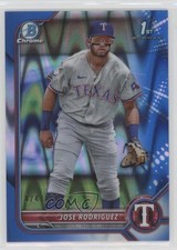 2022 Bowman Chrome Prospects Blue RayWave Refractor 24/150 Jose Rodriguez 0ou2