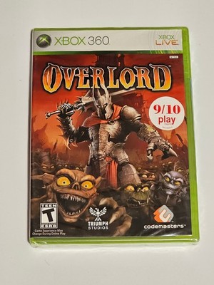 New Overlord 1 I Xbox 360 Video Game Sealed with Sticker Beautiful