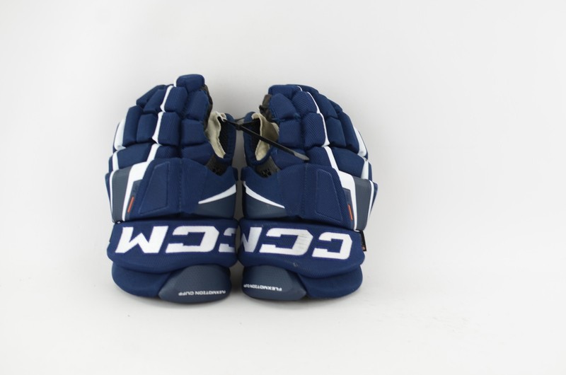 CCM Tacks Xf Pro  Ice Gloves Junior Size 12 Navy/White (0627-1883)