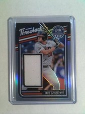 2026 Panini Stars & Stripes USA Baseball Prizm Game-Worn Jersey  Jace LaViolette