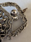 Vintage Signed Arthur Pepper Purse Locket ART Pendant Opens Silver Tone — photo 4