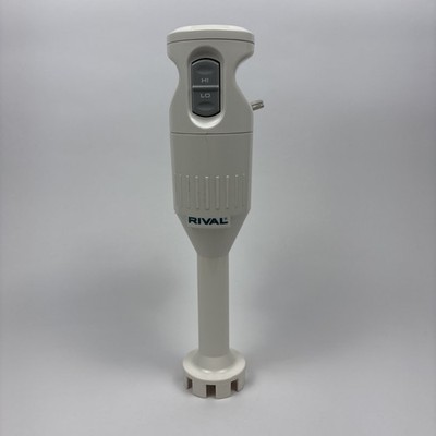 Rival Immersion Hand Blender 2-Speed Stick Mixer White Tested Working