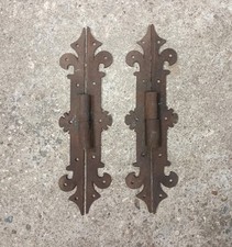 Charnières Fleur De Lys Antique Porte Ancienne