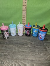 ZAK kids todler sippie cup lot never used aluminum