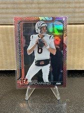 2025 Topps Chrome Football Leather Football Jake Browning SP!