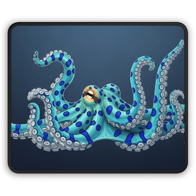 Blue-Ringed Octopus Gaming Mouse Pad