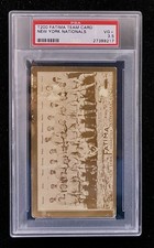 1913 T200 Fatima Team Card New York Nationals PSA 3.5 VG+