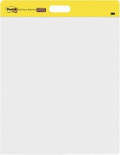 Post-it 566 Self-Stick Wall Easel Pad 20" x 23" - 20 Sheets/Pad - 4 Pads/Box