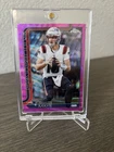 2025 Topps Chrome Drake Maye Pink Wave Refractor #84/250 Patriots