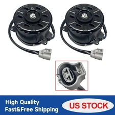 2x Radiator Fan Motor Fit Lexus RX400h 06 07 For Toyota Highlander 16363-20400