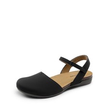 Women's Closed Toe Sandals Arch Support Comfort Cork Footbed Flat Sandals Sum...
